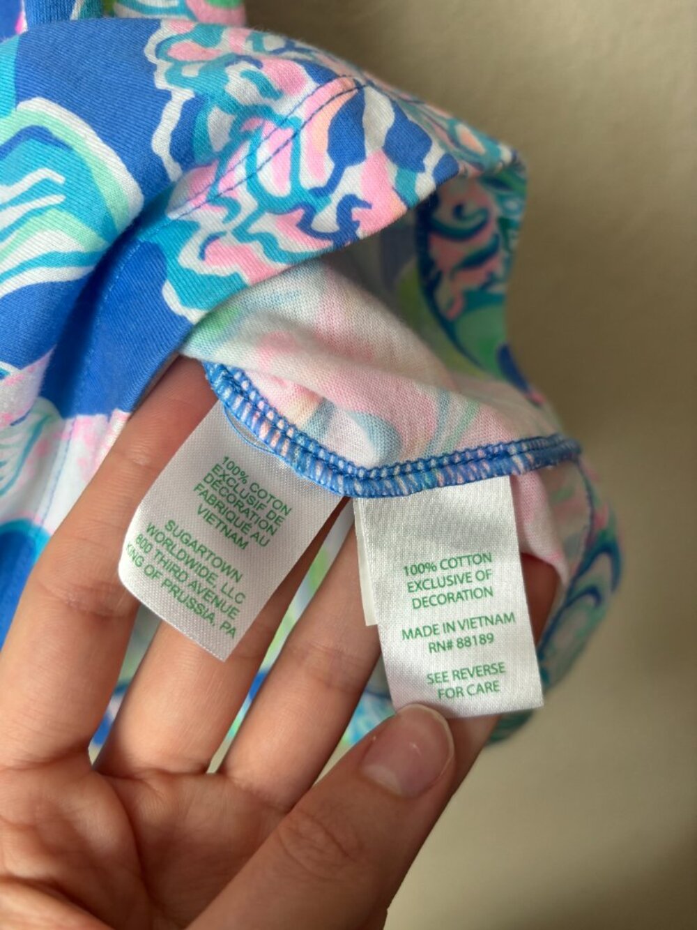 Lilly Pulitzer Helina Peony For Your Thoughts Printed Crochet Trim Dress - Picture 6 of 9